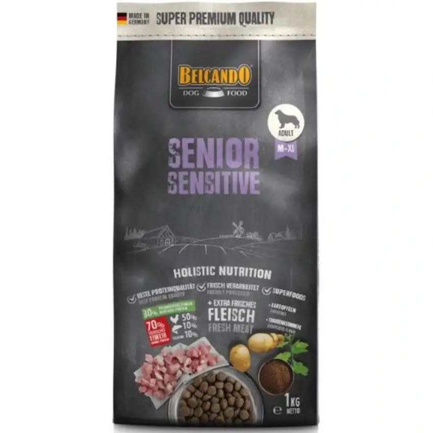 בלקנדו סניור אוכל הוליסטי לכלבים מבוגרים ורגישים