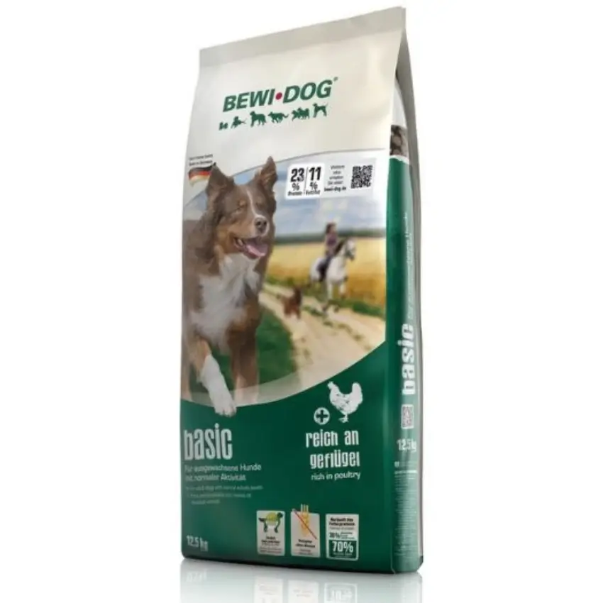 בווי דוג בייסיק אוכל לכלבים על בסיס עוף