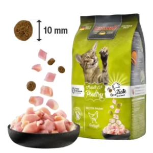 לאונרדו עוף ללא דגנים מזון יבש לחתול כופתיות 10 מ"מ