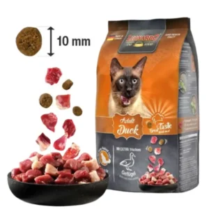 לאונרדו ברווז מזון יבש לחתול כופתיות 10 מ"מ