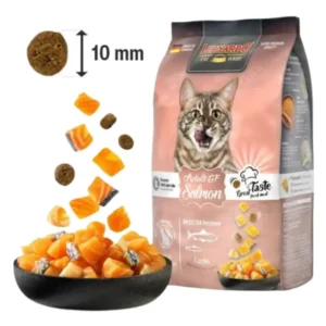 לאונרדו סלמון ללא דגנים מזון יבש לחתול כופתיות 10 מ"מ