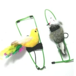 צעצוע ציפור לחתול לתליה על משקוף