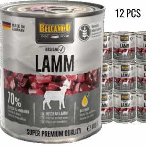 שימורים לכלב כבש - מארז 12 יחידות - Belcando