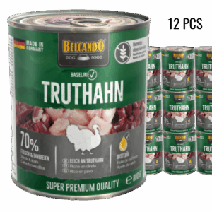 שימורים לכלב הודו - מארז 12 יחידות - Belcando