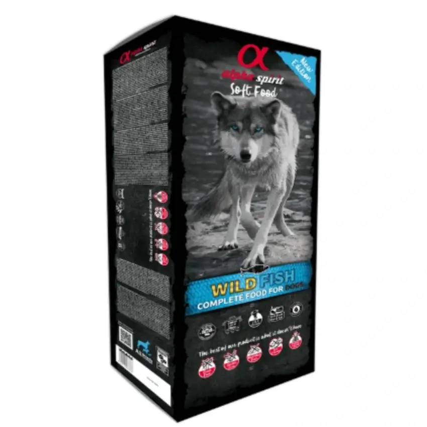 אלפא ספיריט דגים - מזון מלא חצי יבש חטיף אילוף לכל הגזעים