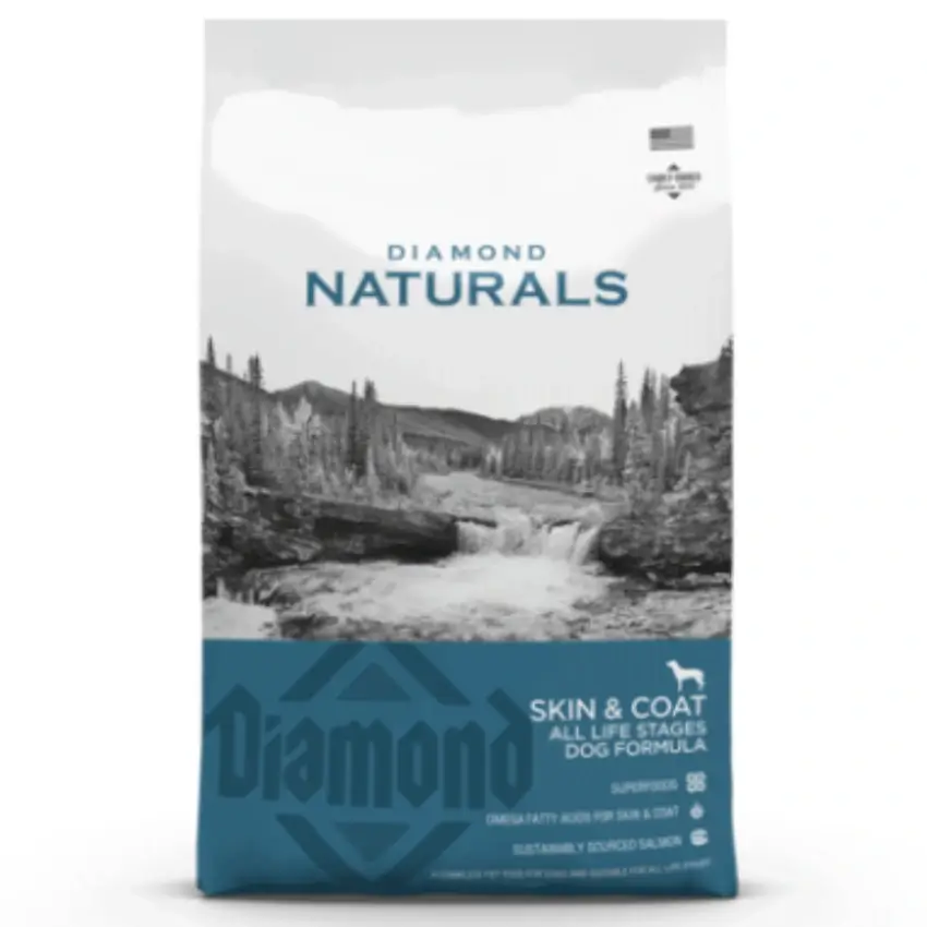 דיימונד נטורלס לטיפוח הפרווה והעור מתאים גם לכלבים רגישים- Diamond Naturals 15 ק"ג