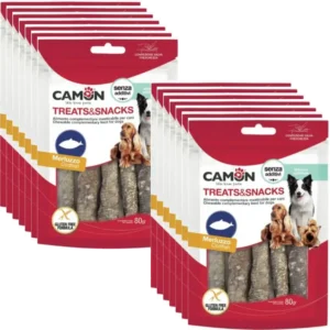 חטיפים לכלב עור דג במארז – CAMON AE873
