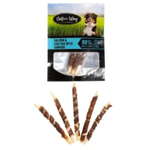 חטיף מקל עטוף סלמון ודג קוד - Native Way