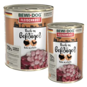 שימורים לכלב עוף והודו - Bewi Dog