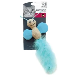 בובת פרפר לחתול - M-Pets