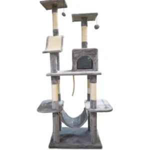 מתקן טיפוס לחתול מקטיפה