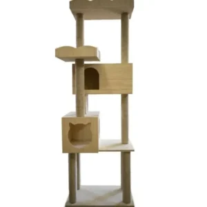 מתקן גירוד לחתול CK07 עשוי עץ