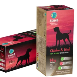 אוכל טבעי לכלבים - האונד בקר ועוף