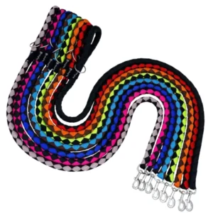 רצועה קלועה לכלב לכלבים חזקים במיוחד