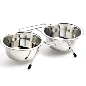 סט קערות נירוסטה לכלב ולחתול