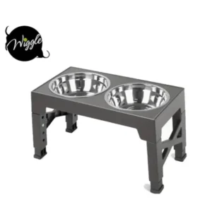 שולחן האכלה מתכוונן לכלבים וחתולים