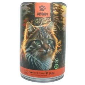 שימורים לחתולים טונה ועוף 6 יחידות – Urban