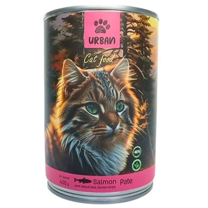 שימורים לחתולים סלמון 6 יחידות – Urban