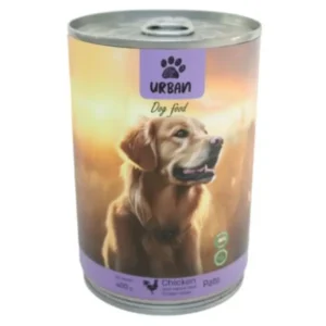 אוכל רטוב לכלב עוף במרקם פטה - Urban