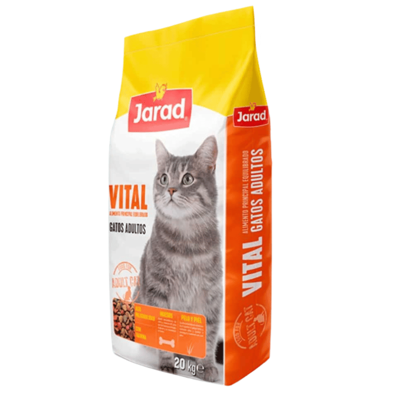 אוכל לחתולי חצר ובית 20 ק"ג - JARAD תוצרת ספרד ג'ארד VITAL